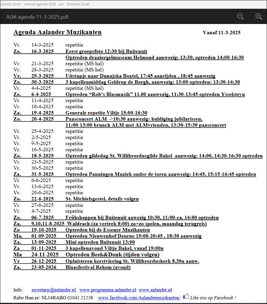 Huidigeagenda